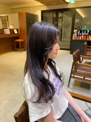 ロング カラー 縮毛矯正/髪質改善 ルクア9F/小倉悠佑のヘアスタイル