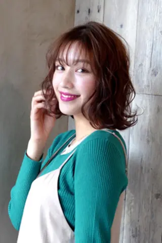 ミディアム パーマ 髪質改善shoma mikiのヘアスタイル