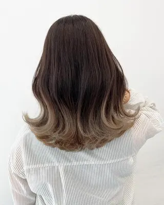 ミディアム 【公式】amble luxe池袋東口🩷のヘアスタイル