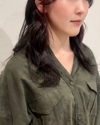 ロング 北島 遥香🫧インナ ー /ベージュカラーのヘアスタイル