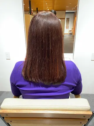 セミロング 芦田 佑理のヘアスタイル