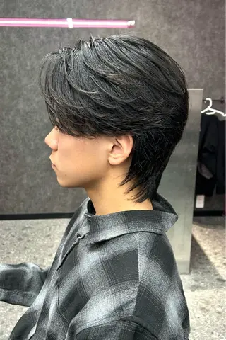 ショート カラー メンズ メンズスタイリスト 前田雄輝のヘアスタイル