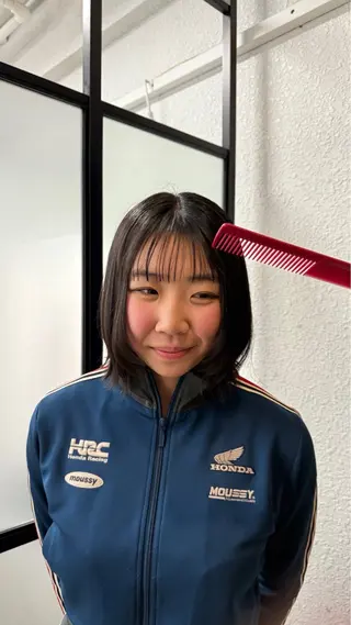 ショート ヒグチ マユのヘアスタイル