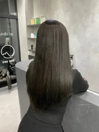 ロング カラー レイヤー/艶カラー /韓国ヘア/高松のヘアスタイル