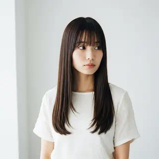 セミロング ✂︎ ｼﾝﾀｸ ✂︎のヘアスタイル
