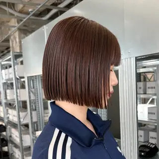 ショート カラー ✨縮毛矯正/ボブ✨ 佐藤 さくらのヘアスタイル
