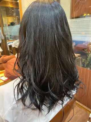 ロング カラー パーマ ヘアアレンジ メンズ キッズ ネイル マツエク・マツパ 🌈髪質改善・美髪矯 正・平野瀬乃🌈のヘアスタイル