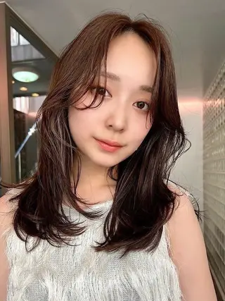 ロング カラー お悩み解決縮毛矯正 レイヤー達人柴崎大樹のヘアスタイル