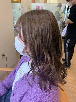 ミディアム カラー 板倉　花連 💌リピーター様へ↓のヘアスタイル