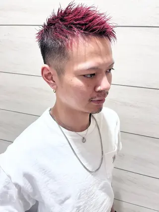 カラー メンズ noll【今池駅前】 池田碧花のヘアスタイル