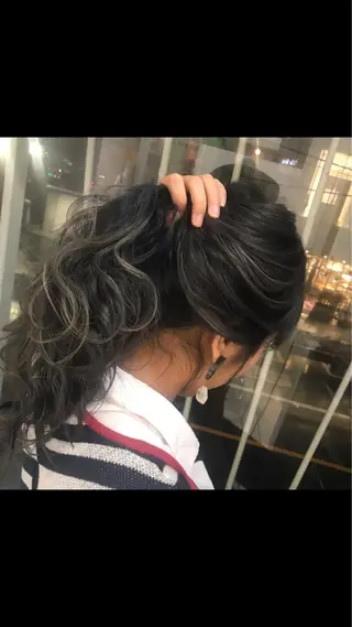 ミディアム カラー LAS 代表 ナガカワ コウヘイのヘアスタイル
