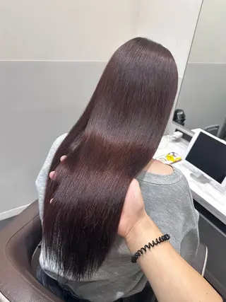 ロング カラー 矢野 晃平のヘアスタイル