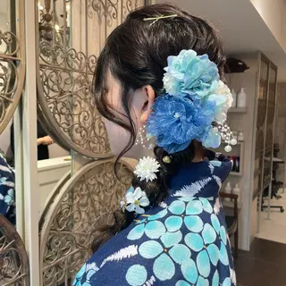 ヘアアレンジ ナカタ ユウナのヘアスタイル
