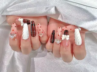 ネイル 長さだし専門店 M2　rikaのネイルデザイン