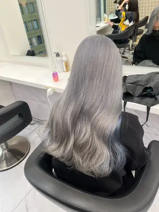 ロング カラー 🦋色落ち綺麗カラー メンズYUZU🦋‪のヘアスタイル