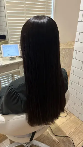 ミディアム カラー 似合わせ 顔周りYUUGAのヘアスタイル