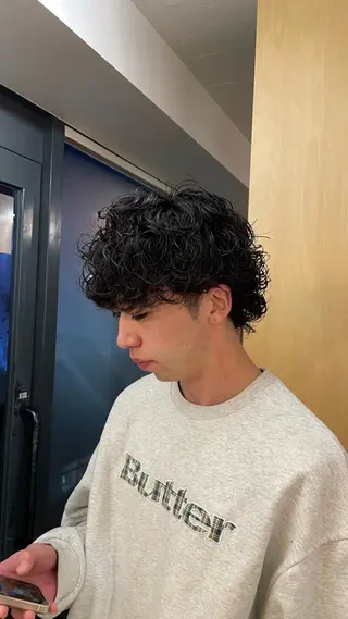 ショート パーマ メンズ fifth 阿部楓のヘアスタイル
