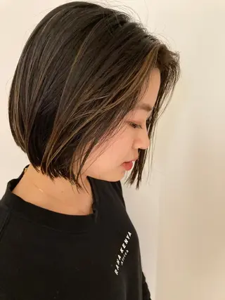 ショート カラー 坂上 岳のヘアスタイル