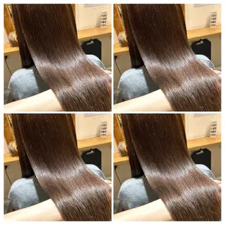 ロング カラー 髪質改善 艶髪矯正 エクステ かいり✂️のヘアスタイル