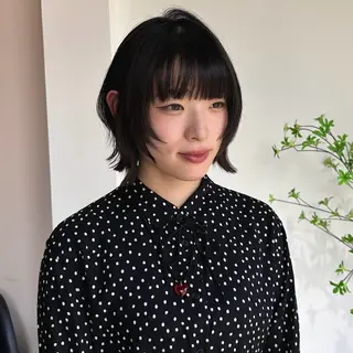 ショート cope'u 本店所属・【梅田】ハッシュ /デザインカラーのヘアスタイル