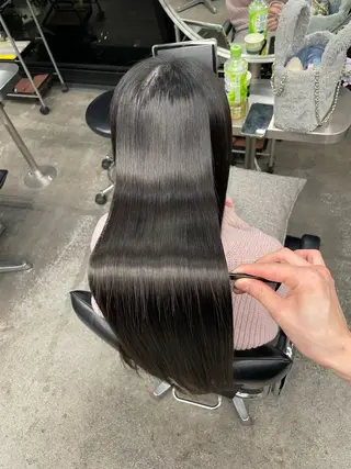 ロング パーマ 高山🐬髪質改善 池袋で縮毛矯正のヘアスタイル