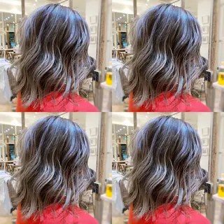 ミディアム WHALE hair × beautyのヘアスタイル