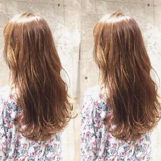 ロング カラー ヘアアレンジ 金子 富士のヘアスタイル