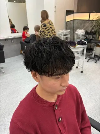 パーマ メンズ 笹江 瑞穂のヘアスタイル