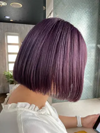 ショート カラー ヘアアレンジ TIDEHAIR SHIHOのヘアスタイル