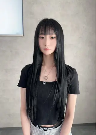 ロング カラー ヘアアレンジ JILL by charme所属・小山/透明感カラー/ レイヤー/中茎涼太のヘアスタイル