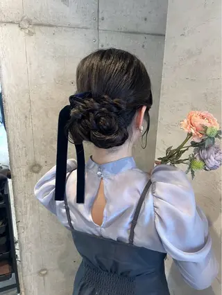 ロング ヘアアレンジ 美髪× ヘアセット✨Araiのヘアスタイル
