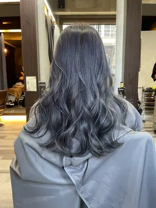 セミロング カラー KIRA スズキ タクヤ／店長のヘアスタイル