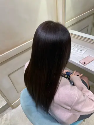 ロング 🟠髪質改善縮毛矯正 YUTO🟠のヘアスタイル
