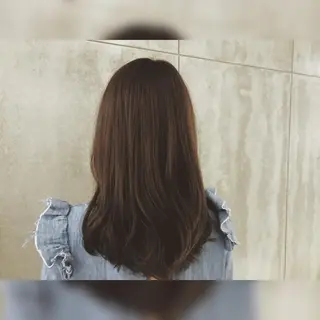 セミロング ショート/脱白髪染め ☆宇﨑悠実のヘアスタイル