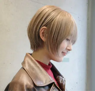 ショート 田中 里奈のヘアスタイル