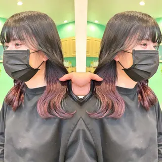 ミディアム カラー 神山 大樹✂︎宇都宮江曽島のヘアスタイル