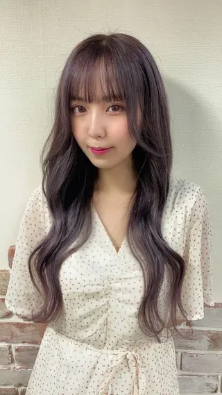 カラー ロング Reflet 新宿/プルエクステのヘアスタイル