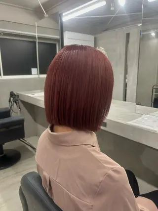 ミディアム カラー Something MOMOKAのヘアスタイル
