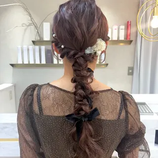 ヘアアレンジ 🍒透明感カラー/ セット/SAKURAのヘアスタイル