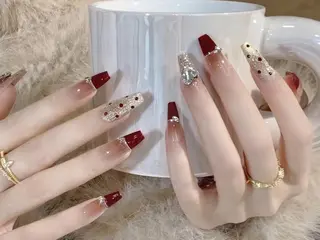 メンズ ネイル ✨Bloom Ruby❣️のネイルデザイン