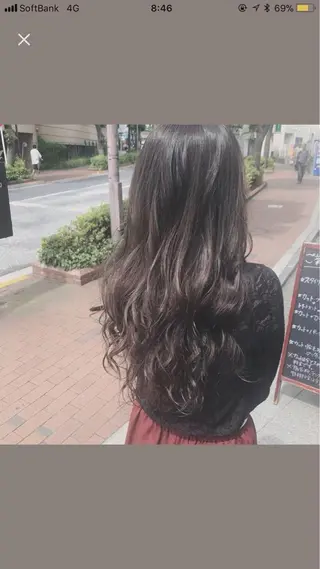 ロング カラー ヘアアレンジ 白髪ぼかしハイライト 茗荷谷駅徒歩2分のヘアスタイル