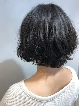 ショート パーマ 🍎みついじゅん🍏 ボブ指名No.1のヘアスタイル