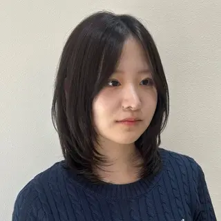 ミディアム fuyuna レイヤーカット🖤のヘアスタイル