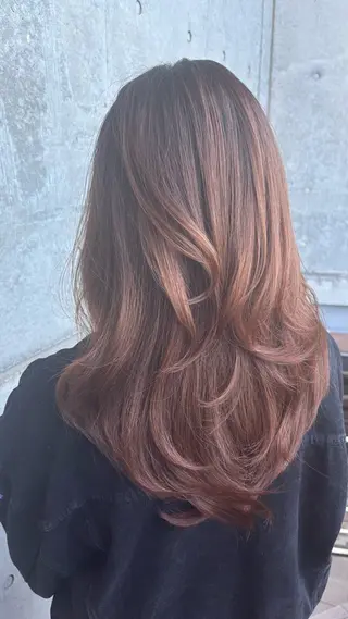 ロング ☪︎レイヤー/ウルフ /ハッシュ☪︎ にこのヘアスタイル
