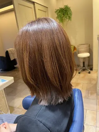 ミディアム 藤本 早耶のヘアスタイル