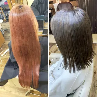 ミディアム 山木 裕子のヘアスタイル