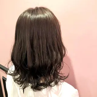 ミディアム カラー ✨髪質改善縮毛矯正✨ 宇田川修平のヘアスタイル