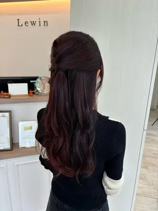 ロング 大人ガーリー🕊 Lewinはるのヘアスタイル