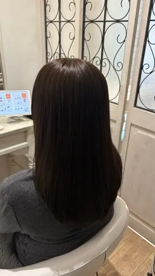 ミディアム カラー ♣️似合わせ 艶髪カラーYUUGAのヘアスタイル