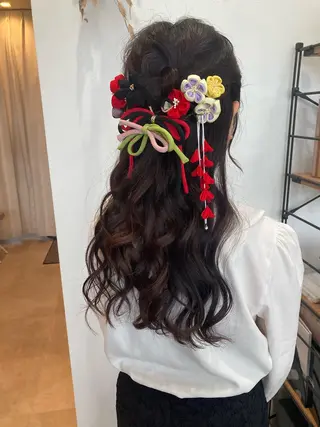 ロング ✨色持ちの良い艶 カラー✨蟹江真世のヘアスタイル